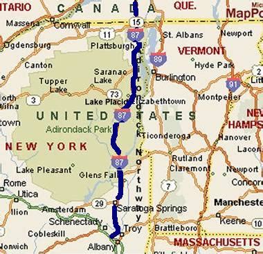 Map Of Ny State Thruway Exits