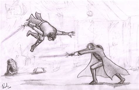 Lightsaber duel by Frog-Sward on DeviantArt