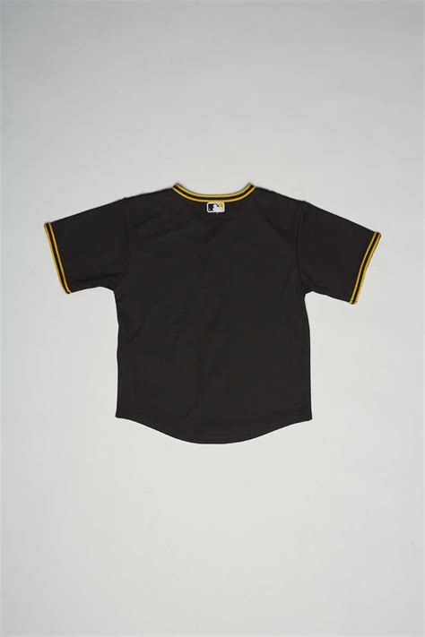 Pirates Official 2020 MLB Replica Jersey- Toddlers Black | Stateside Sports