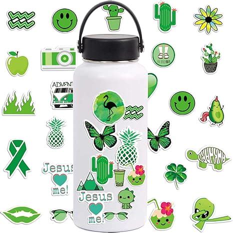 50 Pack Water Bottle Stickers for Hydroflasks, Waterproof Kawaii ...