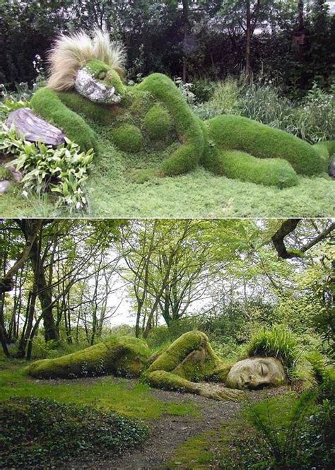 The Lost Gardens of Heligan Sculptures. | Lost garden, Fairy garden ...