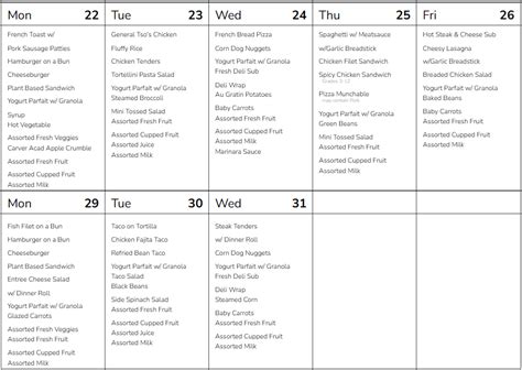 Chesterfield County Schools Lunch Menu & Meal Programs | FSL