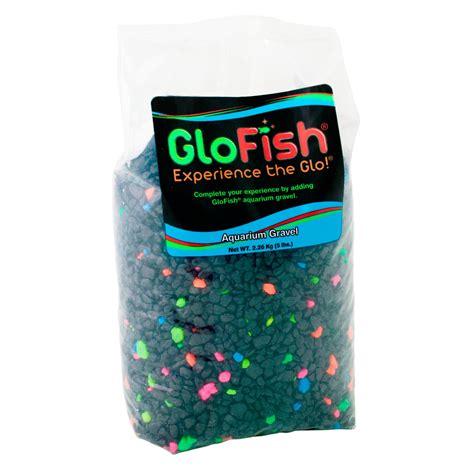 GloFish Black Multi-Color Lagoon Aquarium Gravel | Petco