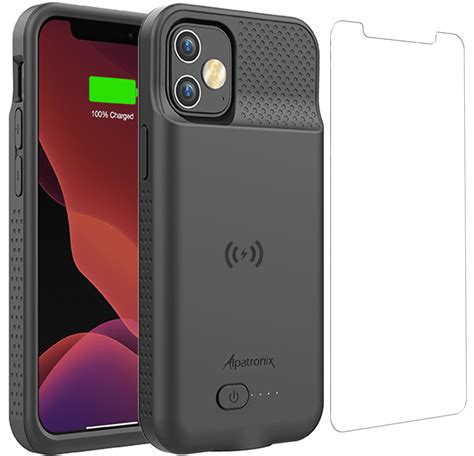 Alpatronix Battery Case 6000mAh Slim Charger Cover with Wireless ...