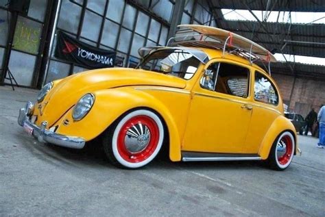 Yellow Beetle with red rims #beetle #vw #bug | Cars | Pinterest ...