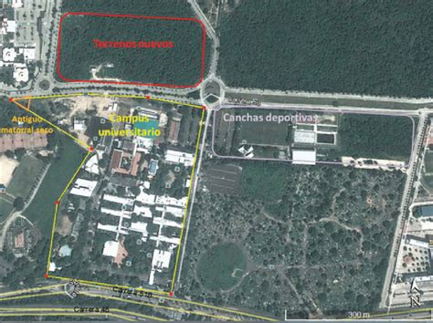 Mapa de las zonas que conforman la Universidad del Norte: campus ...