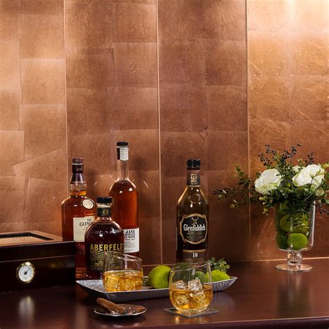 Requiem Copper 10x30 Glass Wall Tile in 2020 | Wall tiles design, Glass ...