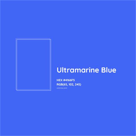 Ultramarine Blue Complementary or Opposite Color Name and Code (#4166F5 ...