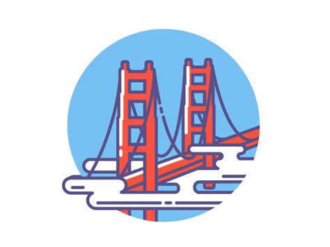 San Francisco City Badge by Liyangzi on Dribbble