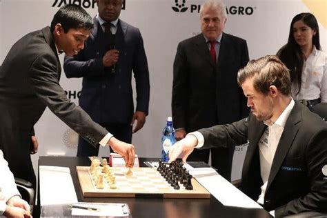 Rameshbabu Praggnanandhaa Defeats Chess World Champion Magnus Carlsen ...