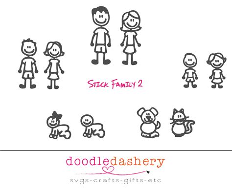 Free 85 Cricut Stick Family Svg Free SVG PNG EPS DXF File