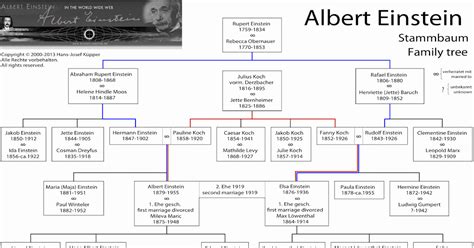 Albert Einstein Family Tree 2024 - Chris Delcine