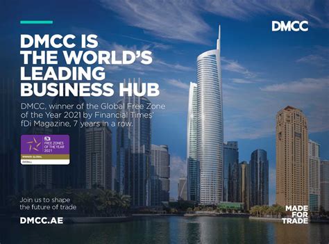 Dubai′s Dmcc awarded ‘Global Free Zone of the Year’ by fDi Magazine