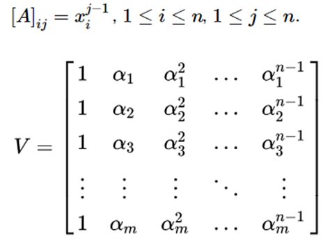 Python | Vandermonde Matrix