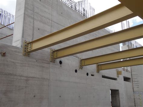 Steel Beam To Concrete Column Connection Concrete Design Structural ...