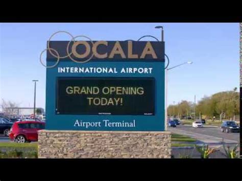 Ocala International Airport - New Terminal - Grand Opening filmed by ...