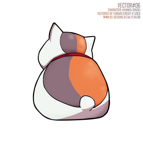 Vector#06 Nyanko-Sensei by Yamaro-ks on DeviantArt