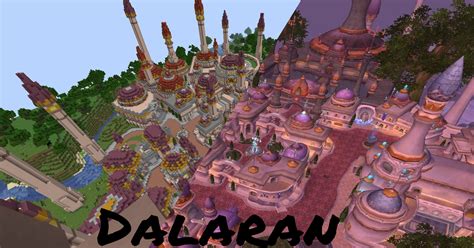 Redditor LapisBroSammy Has Recreated Dalaran In Survival Minecraft ...