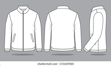 Jacket template Royalty Free Stock SVG Vector