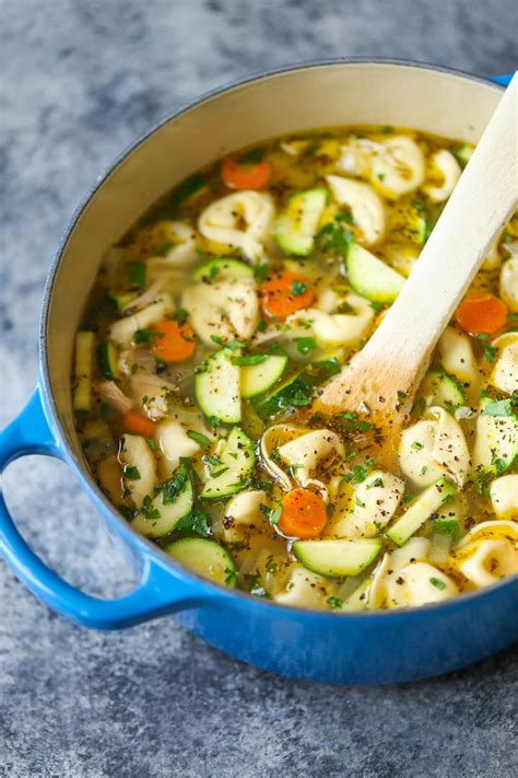 Chicken Tortellini Soup - Damn Delicious