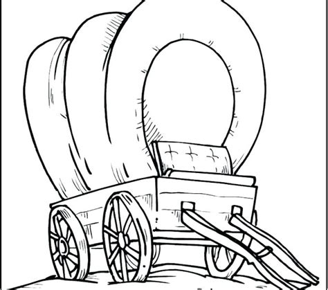 Conestoga Wagon Drawing at GetDrawings | Free download