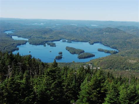 Blue Mountain Lake hiking day in New York. 1-day trip. Certified guide