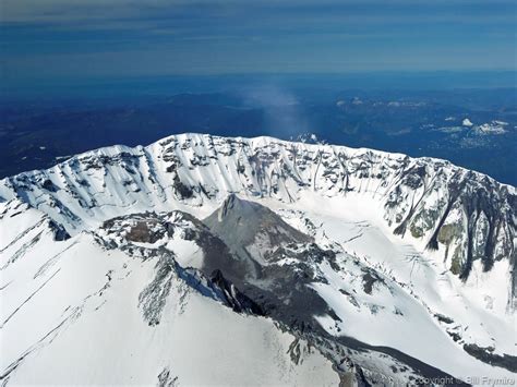 aerial view of Mt. St. Helens volcano