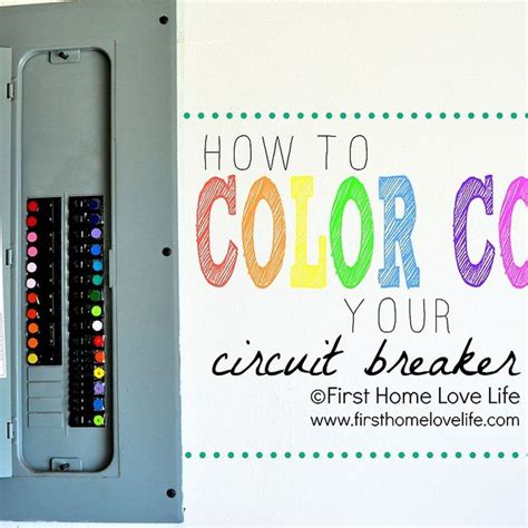 How to Color Code Your Circuit Breaker Box