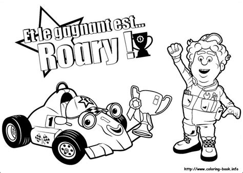 Roary Racing Car - Coloring Nation