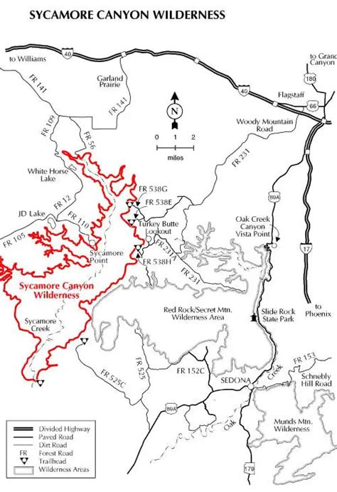 Sycamore Canyon in Arizona | Hiking Trails, Map, Directions, Video