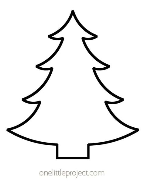 Christmas Tree Free Printable Template - FREE PRINTABLE TEMPLATES