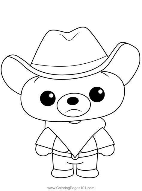 Bam the Cowboy Plim Plim Coloring Page Printable Coloring Pages ...