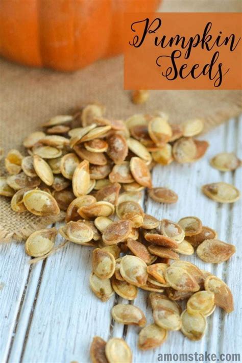 Baked Pumpkin Seeds Recipe - A Mom's Take