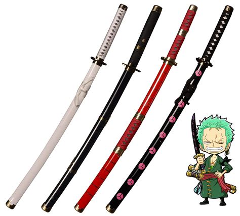 Buy KOGUMA One Piece Roronoa Zoro Cosplay Wooden Swords Replica Props ...