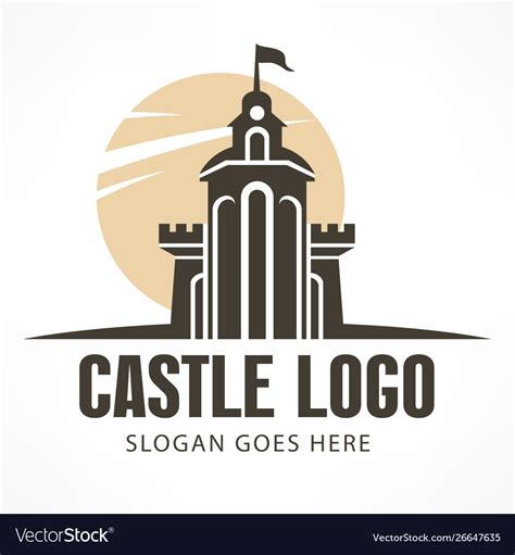 Castle logo Royalty Free Vector Image - VectorStock