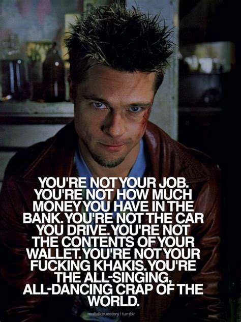 Fight Club | Fight club quotes, Club quote, Tyler durden fight club