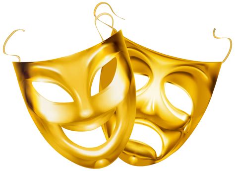 Theatre Symbol, Theater Mask Tattoo, Theatre Masks, Image Transparent ...