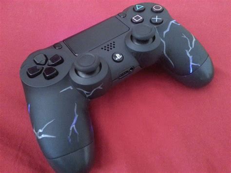 PS4 wireless LED custom Controller lightning black Sleeper | Etsy