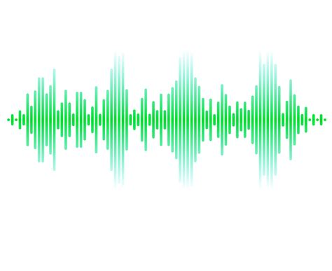 Sound Pixel Wave - Green pixel sound wave curve PNG picture png ...