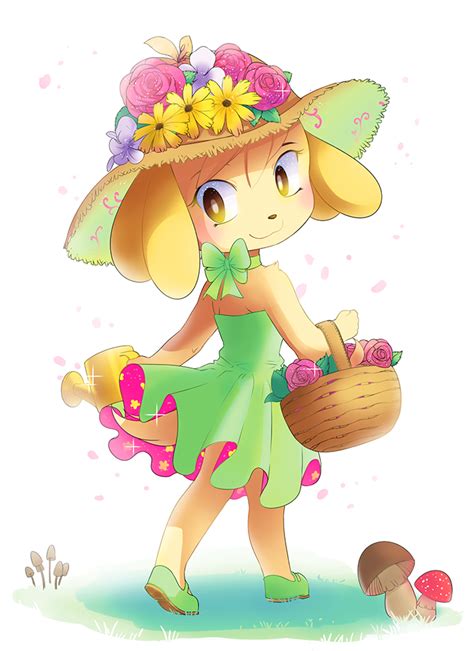 isabelle by jiayi d8athti - Isabelle (Animal Crossing) Fan Art ...