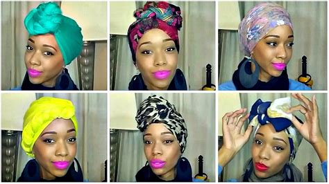 How to Tie a Turban/Headwrap | 10 Different Styles + GIVEAWAY!!!(CLOSED ...