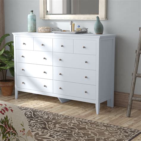 Lark Manor Burchinal 8 - Drawer Dresser & Reviews | Wayfair