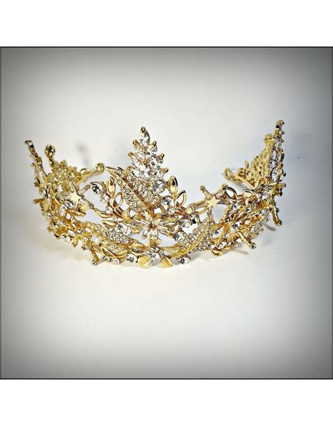 HPF0030 - Gold Vintage Tiara