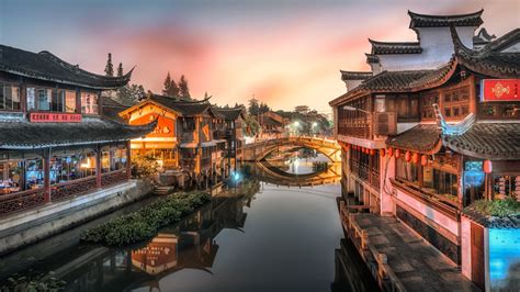 Free download | HD wallpaper: townlet, qibaozhen, minhang, shanghai ...