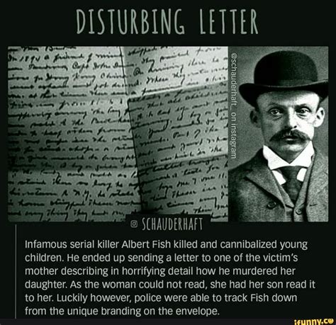 DISTURBING LETTER Infamous serial killer Albert Fish killed and ...