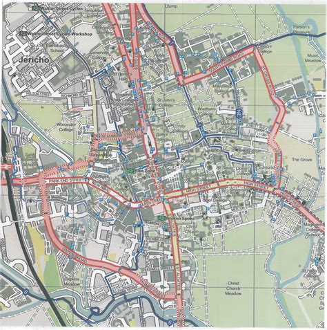 Oxford Bus & Cycle Map | Bodleian Map Room Blog