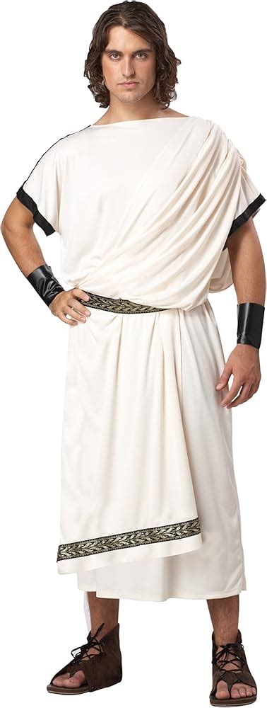 Men Ancient Greece Rome Traditional Civilian Robe Fullset Cosplay ...