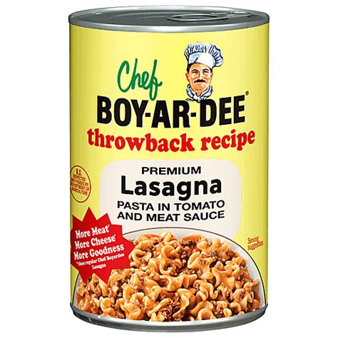 Chef Boyardee Throwback Lasagna | Canned and Packaged Goods | Foodtown