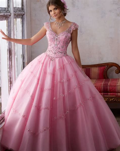 Vestidos De 15 Anos Debutante Gowns Plus Size Luxury Ball Gown Puffy ...