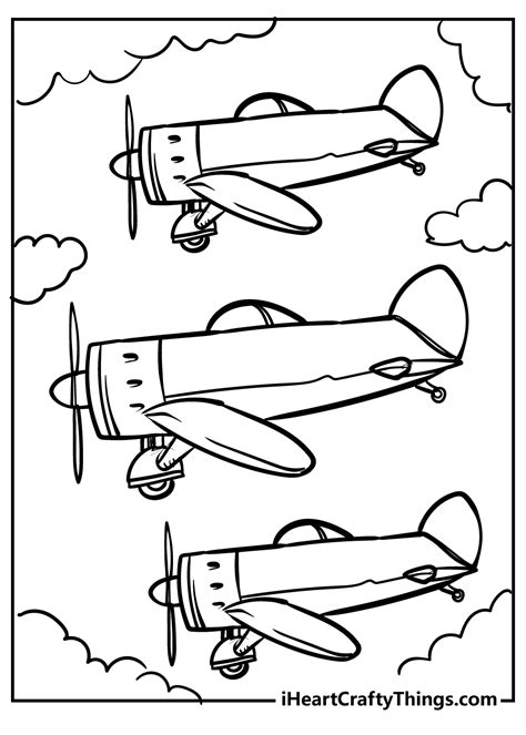 Biplane Coloring Pages